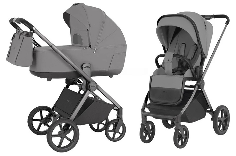 Коляска універсальна CRL-6527 Ultra 2в1 Silk Grey CARRELLO