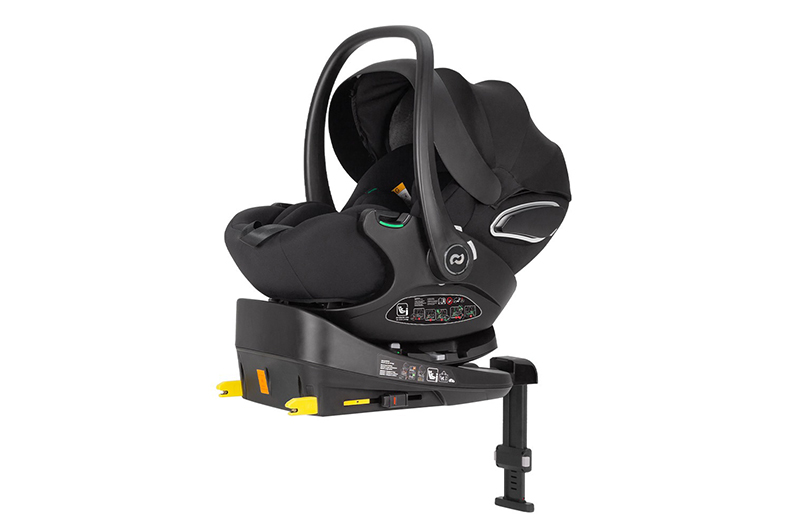 Автокрісло+база Vega CRL-14101/2об Absolute Black i-Size 40-87см ISOFIX з обертанням CARRELLO