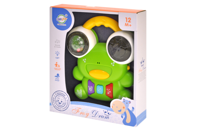 Іграшка музична 503-11 "Жабка" в коробці р.16,3x4,5x18,5 см YG Toys