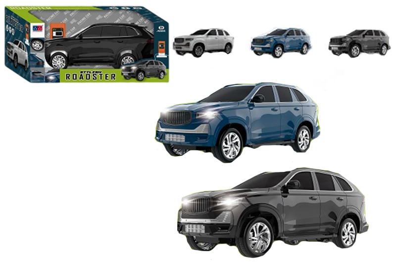 Легкова машина UD2225A на радіокеруванні,з акумулятором,USB,зі світлом,3кольори,в коробці