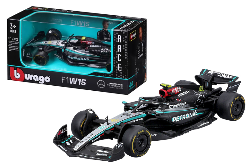 Машина 18-38208 "MERCEDES-AMG F1 W15 PERFORMANCE 2024" 1:43 Bburago