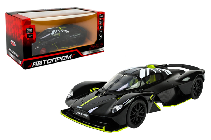 Машина АВТОПРОМ металева 661298A 1:23 Aston Martin Valkyrie 2024 бат,світло, звук, відкр.двері,у короб.