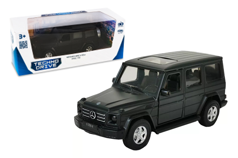 Машина 250274 "MERCEDES BENZ G350" чорна TECHNODRIVE