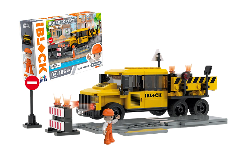Конструктор Kids hits IBLOCK JUNIOR  KH53/003/3  185 дет, коробка