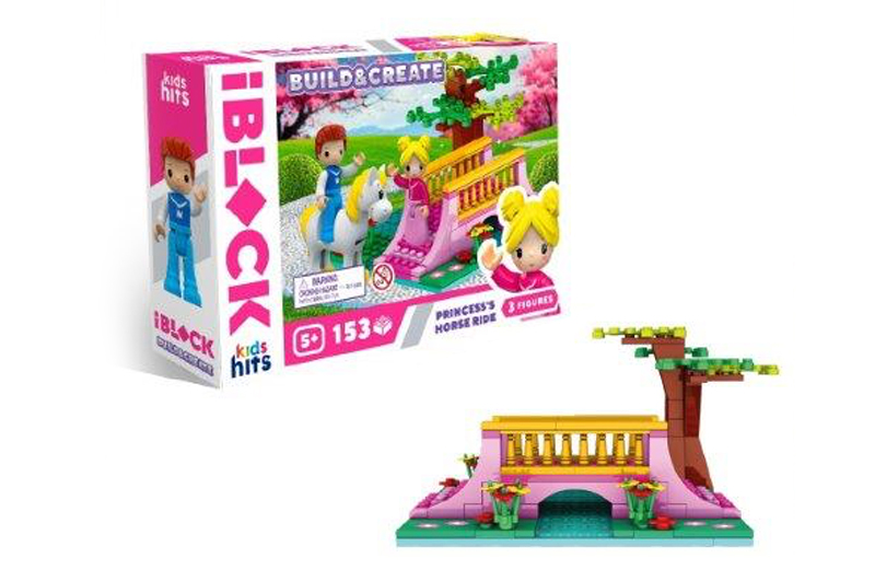 Конструктор Kids hits IBLOCK JUNIOR  KH08/007/4 153 деталей короб.
