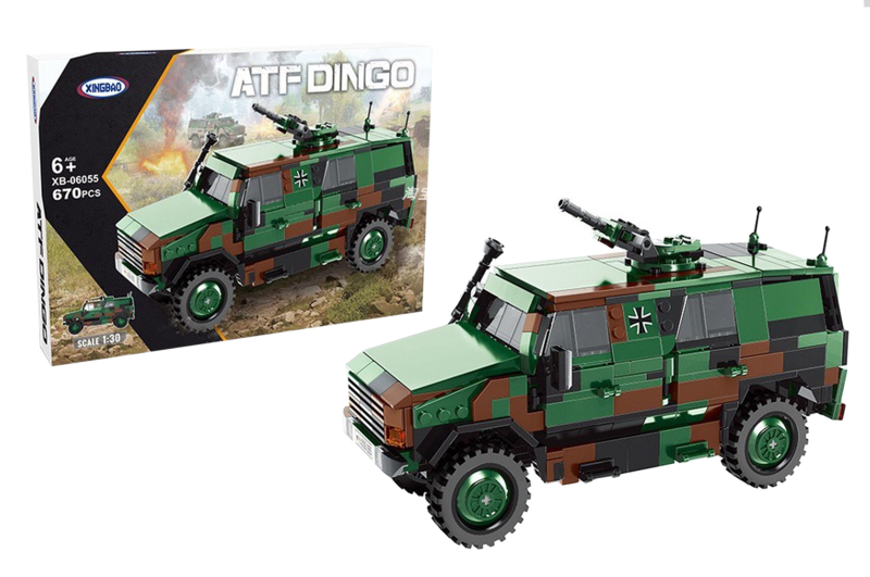 Конструктор "Бронетранспортер Dingo" 670дет XB-06055 (Р)