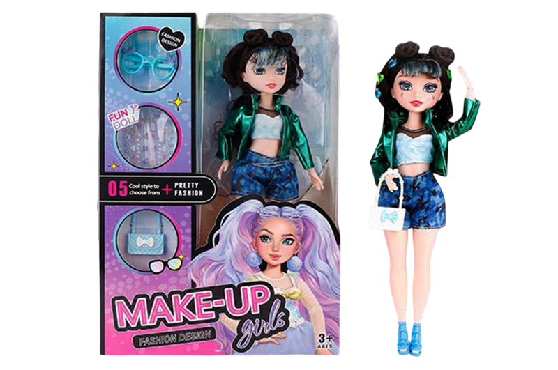 Лялька 29см 2788A Make-up girls з аксесуарами в коробці