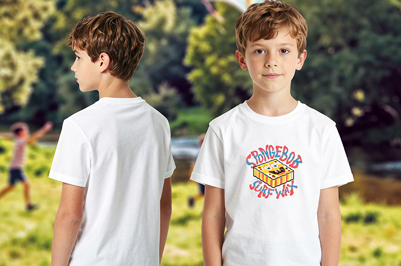 Футболка бавовняна QB-SB-001-17-122-128 SpongeBob Junior 122-128 qbee