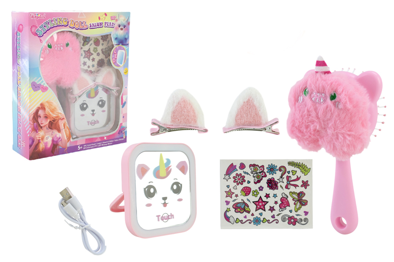 Аксесуари для дівчат T071 гребінець, дзеркало, аксесуари коробка