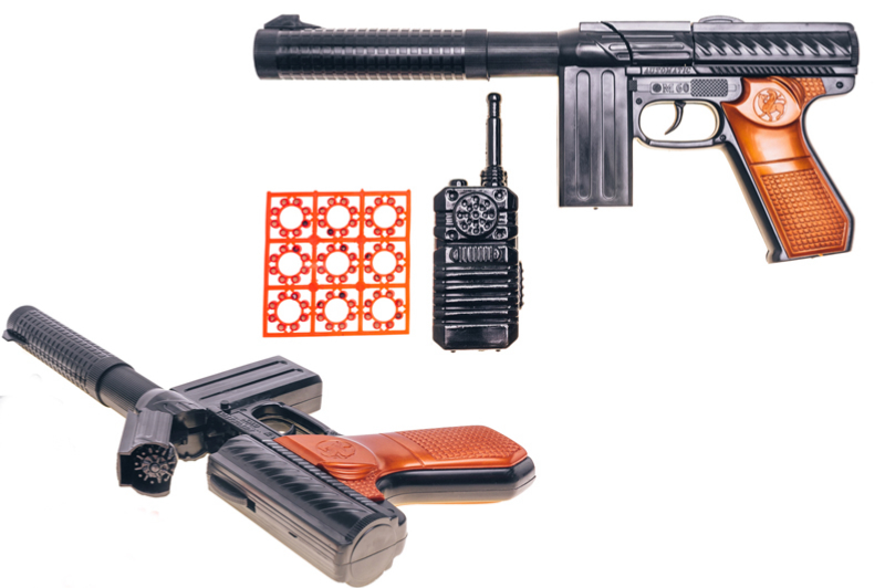 Пістолет на пістонах "М60" з набором 253 GoldenGun