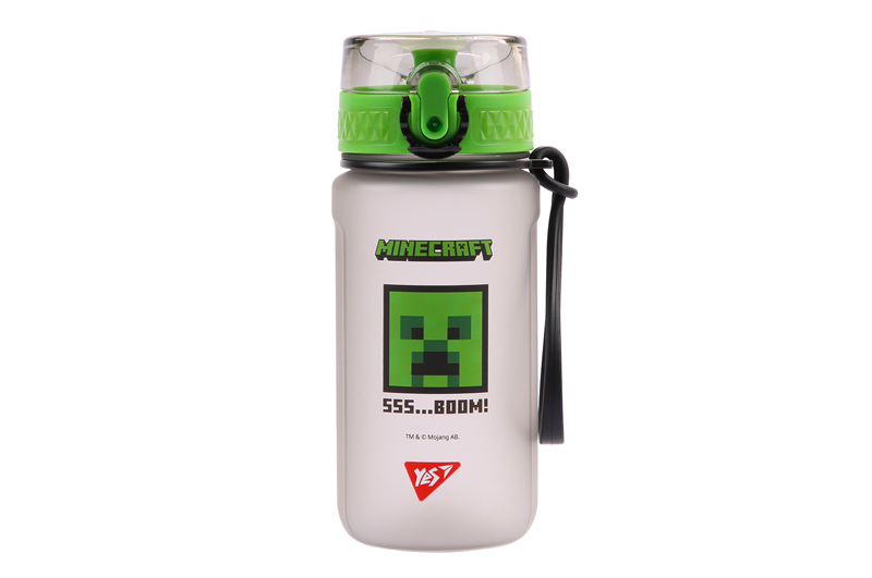 Пляшка для води 708320 Yes "Minecraft.Boom" 500 мл, софт тач Yes