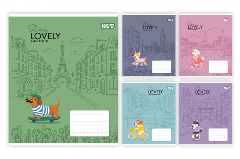 Зошит 12 Коса лінія 768767 "Stay lovely" Yes