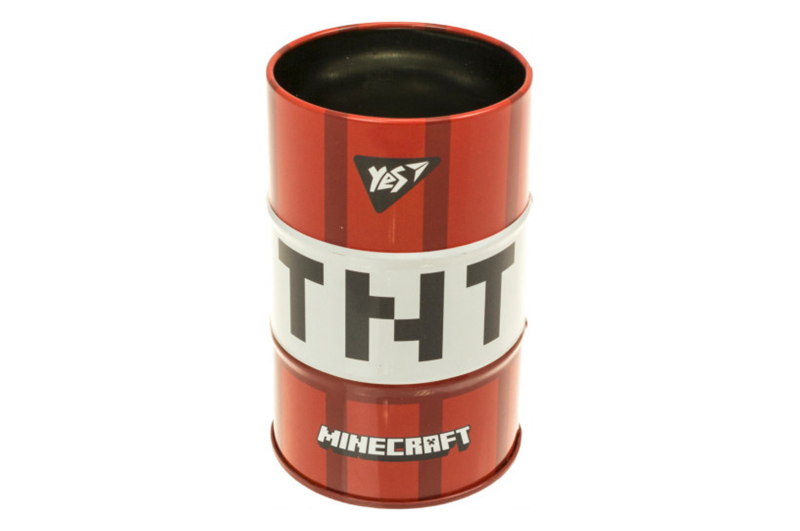 Стакан-підставка бочка YES Minecraft метал.