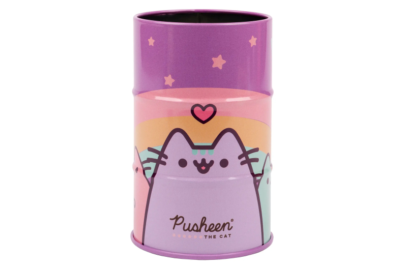 Стакан-підставка бочка YES Pusheen метал