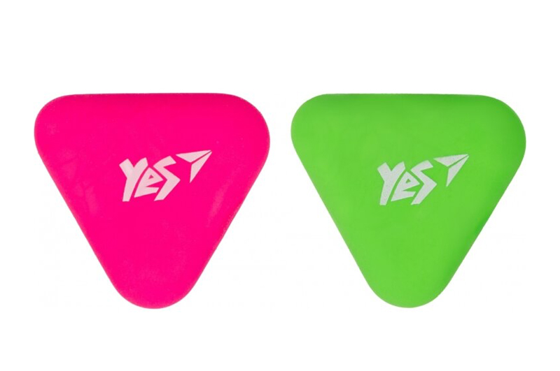 Гумка у формі трикутника YES "Triangle" 2 кол./уп.