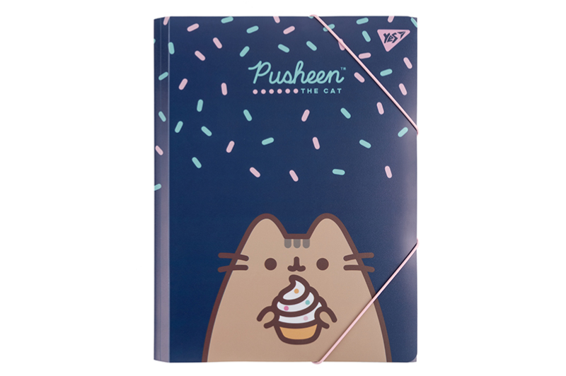 Папка YES А4 на гумці "Pusheen"