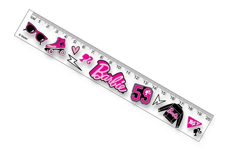 Лінійка 20см YES Barbie,