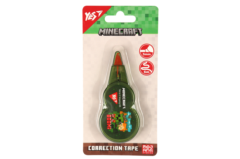 Коректор стрічковий 340115 "Minecraft. Heroes" 5ммx6м YES