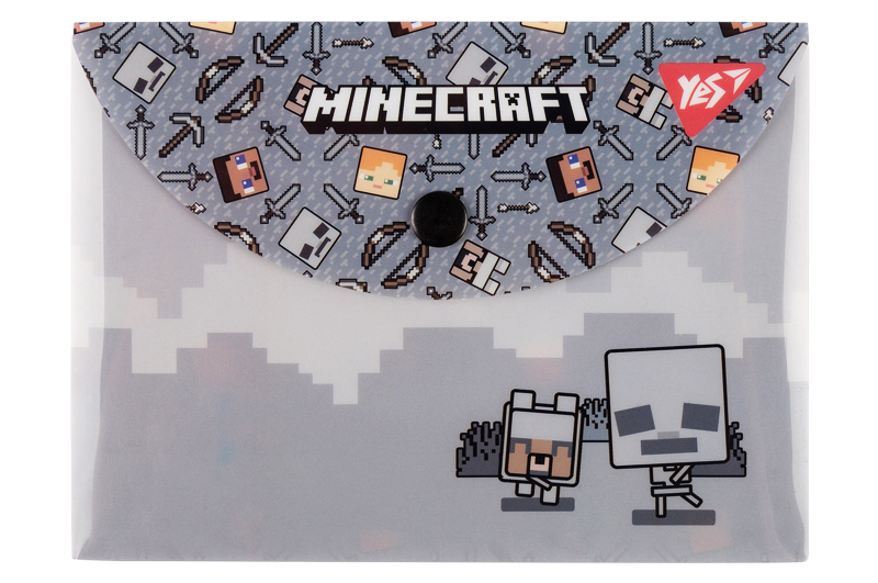 Папка-конверт YES B7 на кнопці "Minecraft"