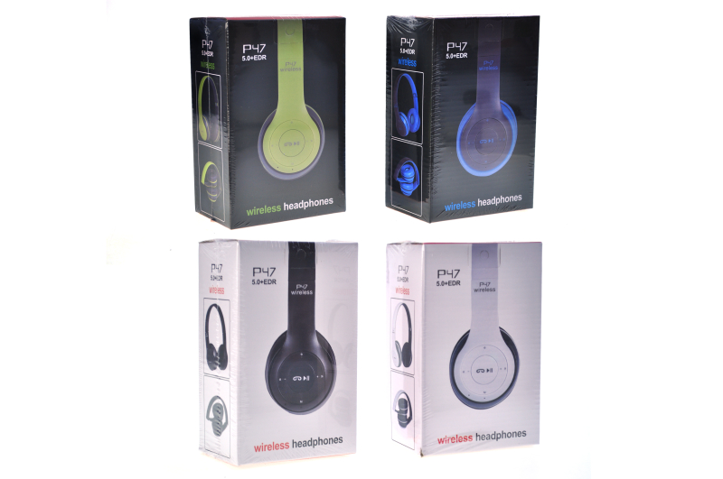 Навушники Р47 Wireless, короб.10*7*17 см