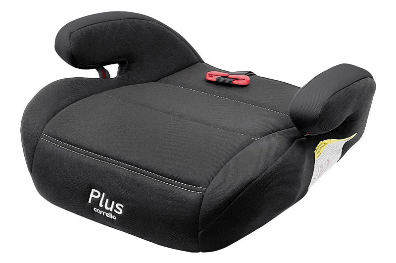 Автокрісло бустер CRL-16007 "Plus" Jet Black направляючий ремінь CARRELLO