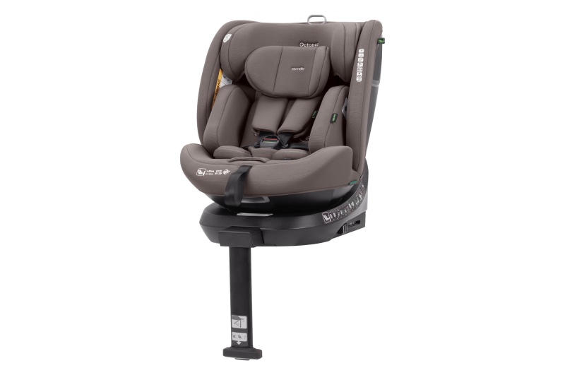 Автокрісло CRL-16002 "Octopus" Sandstone Beige i-Size 40-150см ISOFIX, поворот, опорна стійка CARRELLO