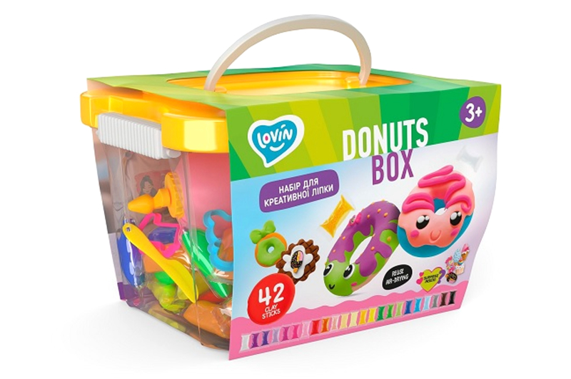 Набір для ліплення з легким пластиліном 70109 "Maxi box" LOVIN