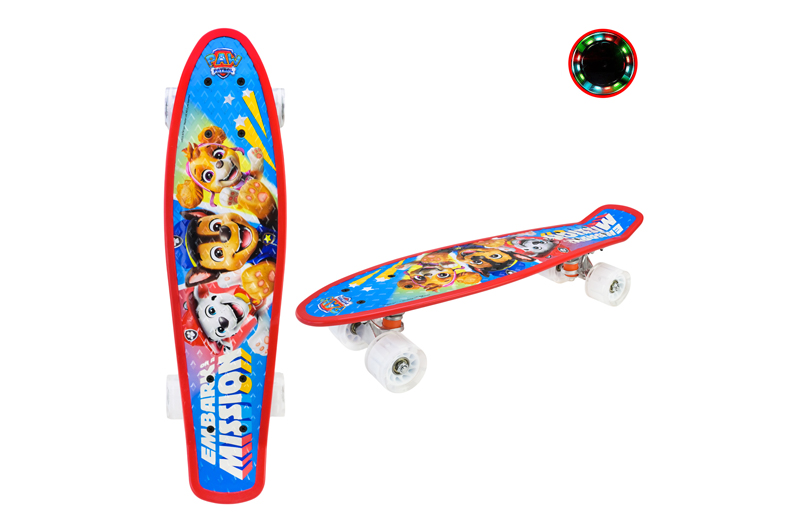 Пенні борд PP2504 Paw Patrol 56x15 см, колеса PU світло