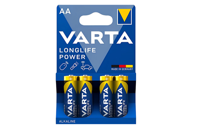 Батарейки LR-6 Longlife Power alkaline 4 шт. на блістері Varta