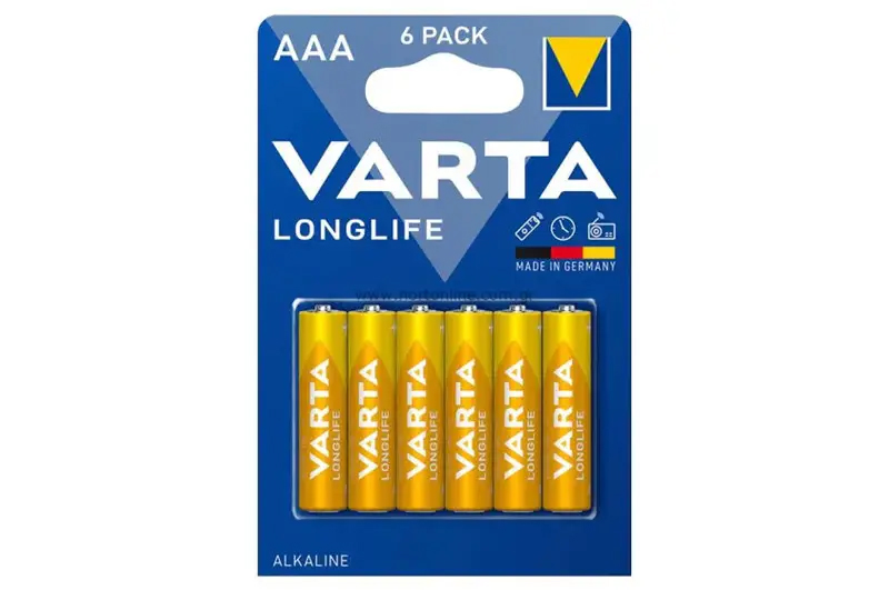 Батарейки Varta LR-03 Long Life Power блістер шт.6