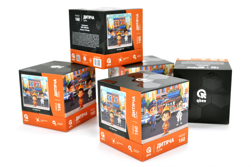 Puzzles - 160 elm. - QB500-004 "Super Professions" qbee