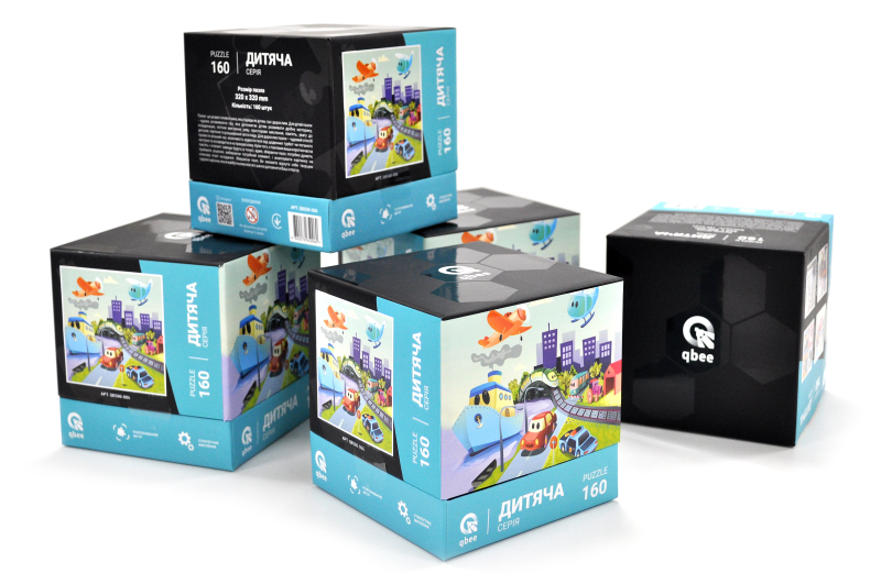 Puzzles - 160 elm. - QB500-006 "Transport order" qbee