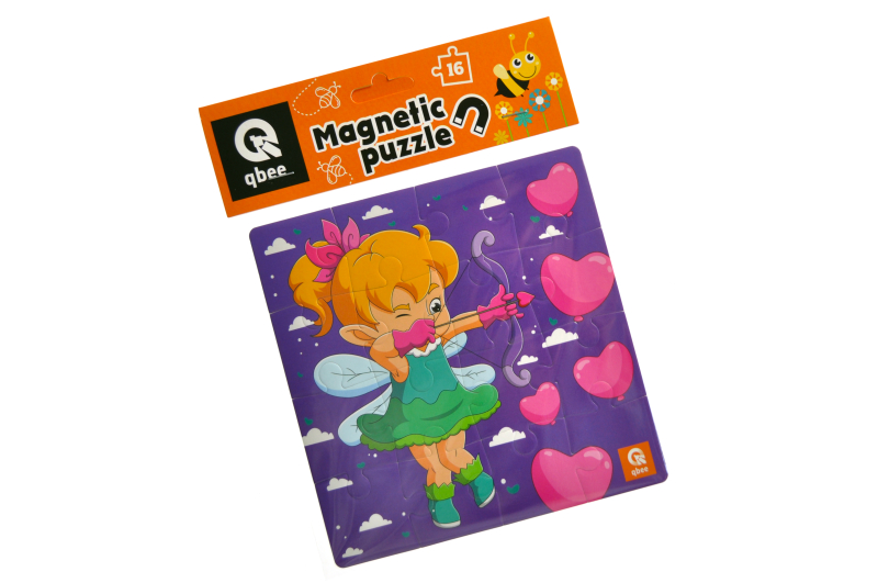 Foam magnetic puzzles - 16 elm. - QB200-004 "Deya's Girl" qbee