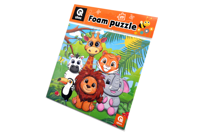 Foam puzzles - 25 elm. - QB100-003 "Lion Team" qbee