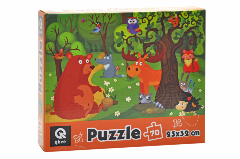 Puzzles - 70 elm. - QB400-002 "Forest Dwellers" qbee