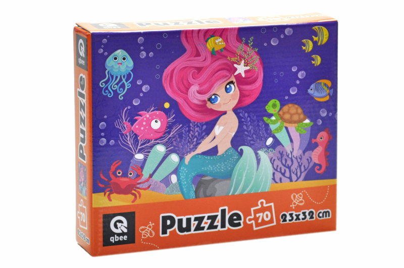 Puzzles - 70 elm. - QB400-008 "World of Mermaids" qbee