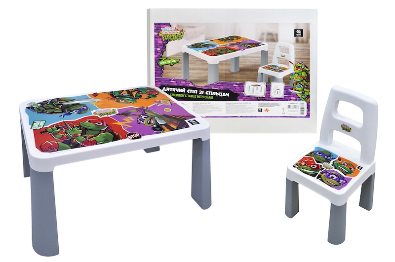 Children's table and chair QB001-503 "Ninja Turtles" qbee