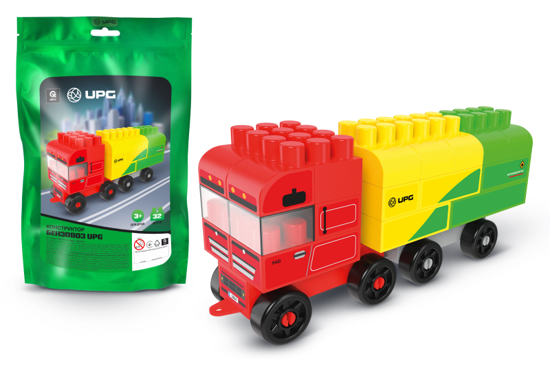 Constructor block QB300-453 "UPG Benzovoz" 31 det. qbee