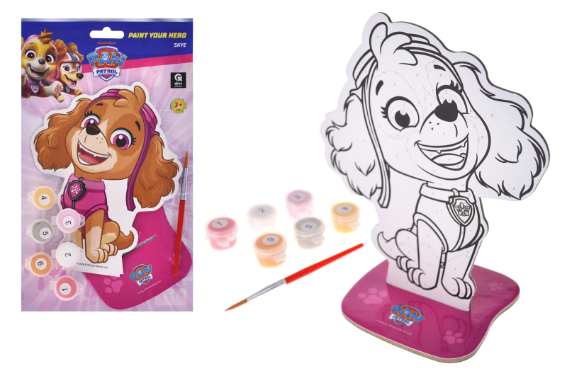 Set for painting by numbers RK8050-03 "Puppy Patrol figurine. Sky" r.25.5x15 cm qbee