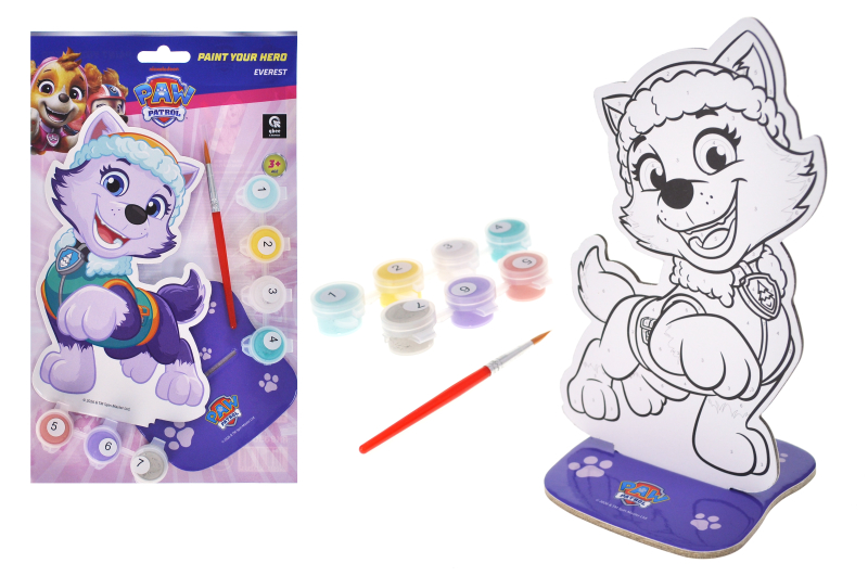 Set for painting by numbers RK8050-04 "Puppy Patrol figurine. Everest" r.25.5x15 cm qbee
