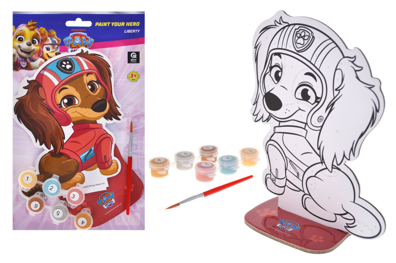 Set for painting by numbers RK8050-05 "Puppy Patrol figurine. Liberty" r.25.5x15 cm qbee