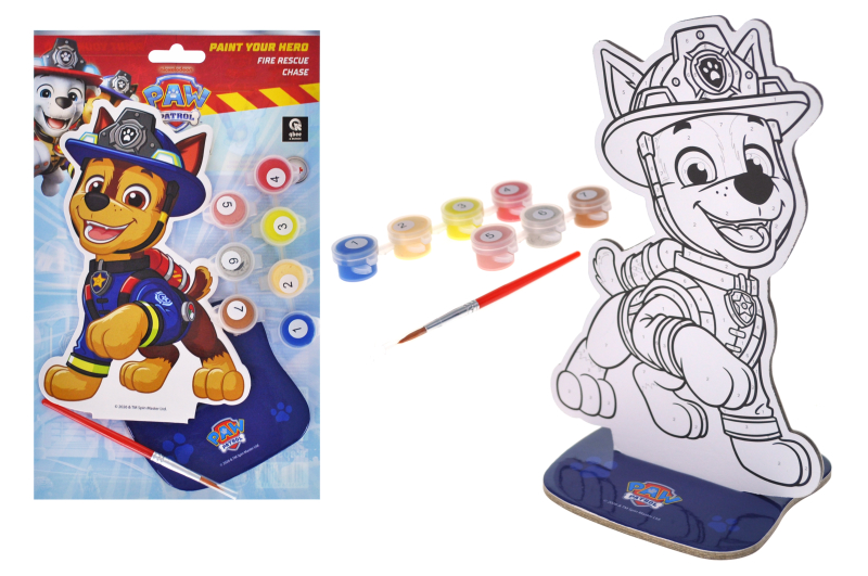 Set for painting by numbers RK8050-06 "Puppy patrol figurine. Rescue hero. Hound" r.25.5x15 cm qbee