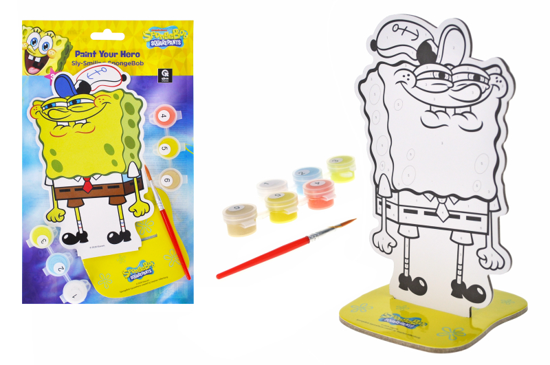 Set for painting by numbers RK8060-02 "Figure SpongeBob" r.25.5x15 cm qbee