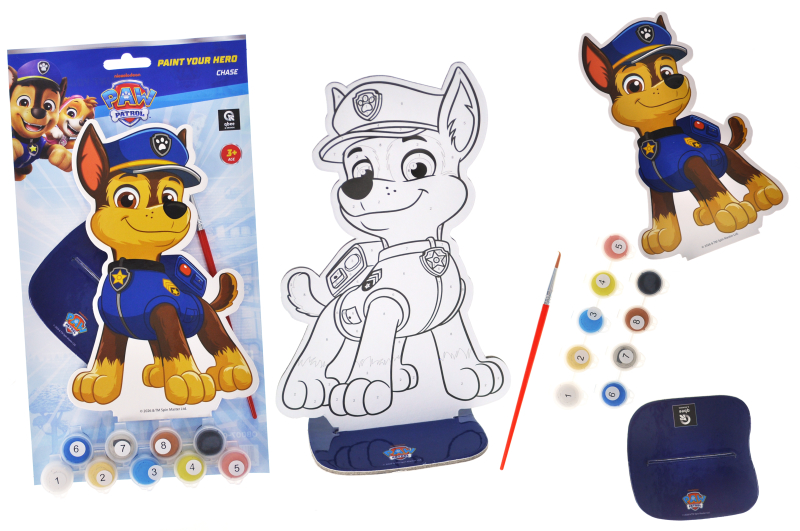 Set for painting by numbers QB007-001 "Puppy patrol figurine. Hound" r.28.5x15.2 cm qbee