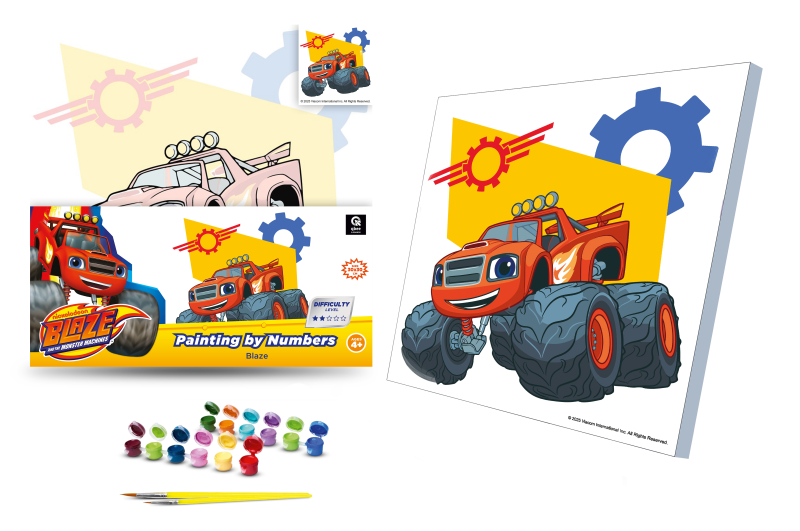 Set for painting by numbers 30x30 cm QB913-001 "Blysk" qbee