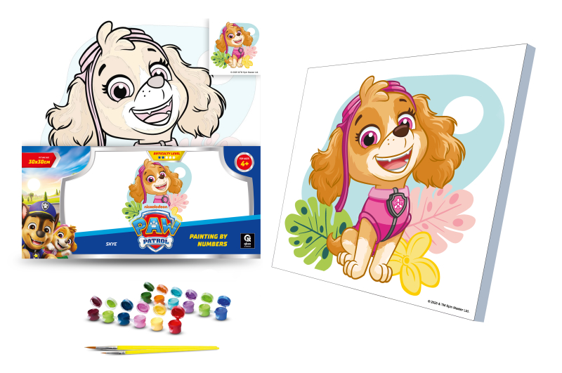 Kit for painting by numbers 30x30 cm QB913-009 "Paw Patrol: Sky" qbee