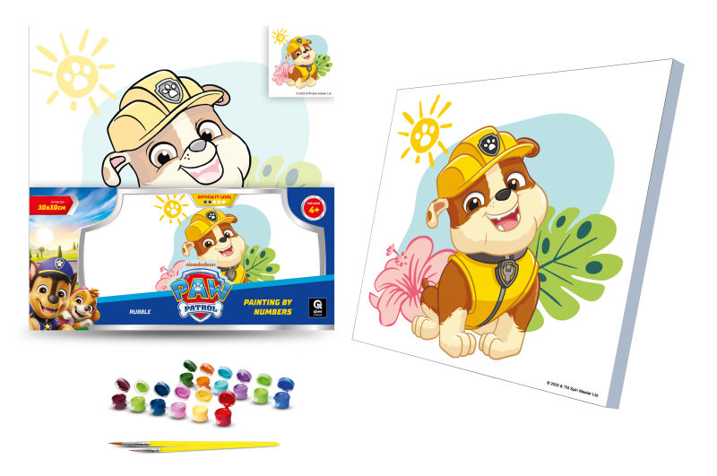 Set for painting by numbers 30x30 cm QB913-012 "Pup Patrol: Kremez" qbee