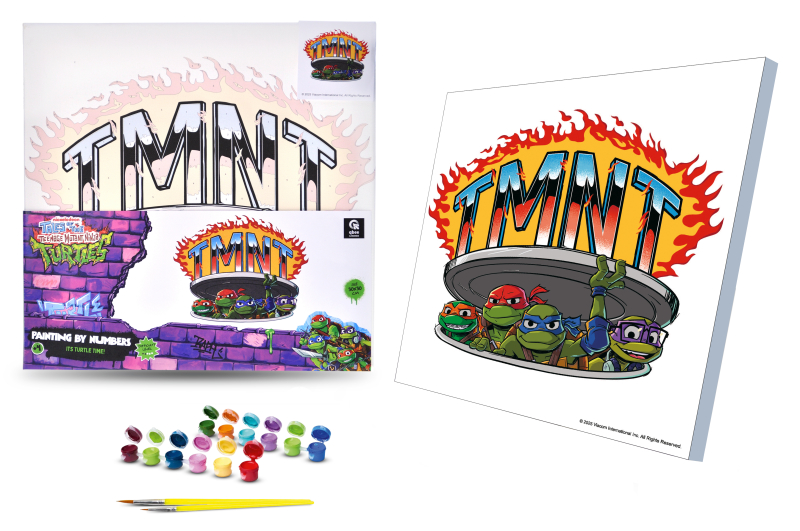 Kit for painting by numbers 30x30 cm QB913-017 "Ninja Turtles: Turtle Time!" qbee