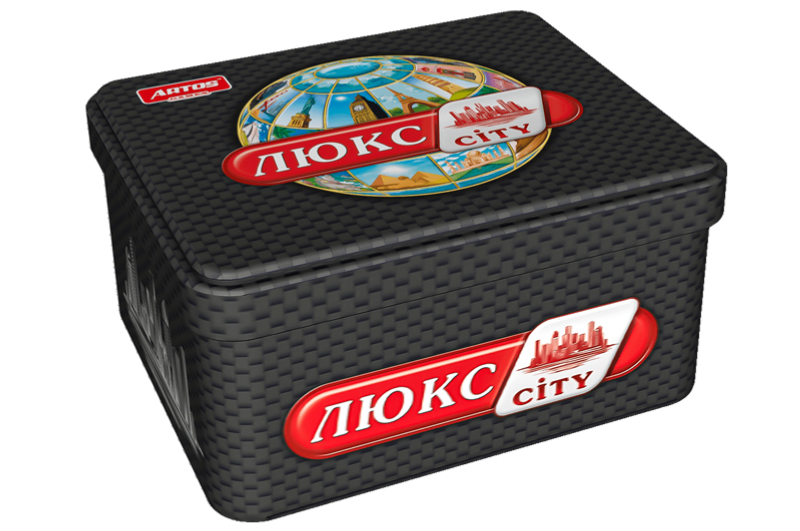 Настільна гра "Люкс.CITY" в жерстяній банці ARTOS