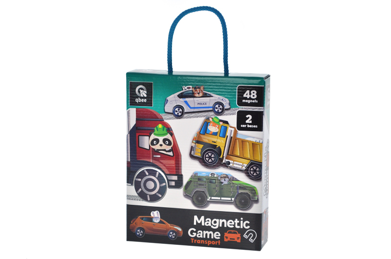 Magnetic game "Transport" RK2170-03 s.18*5*22.5 cm qbee